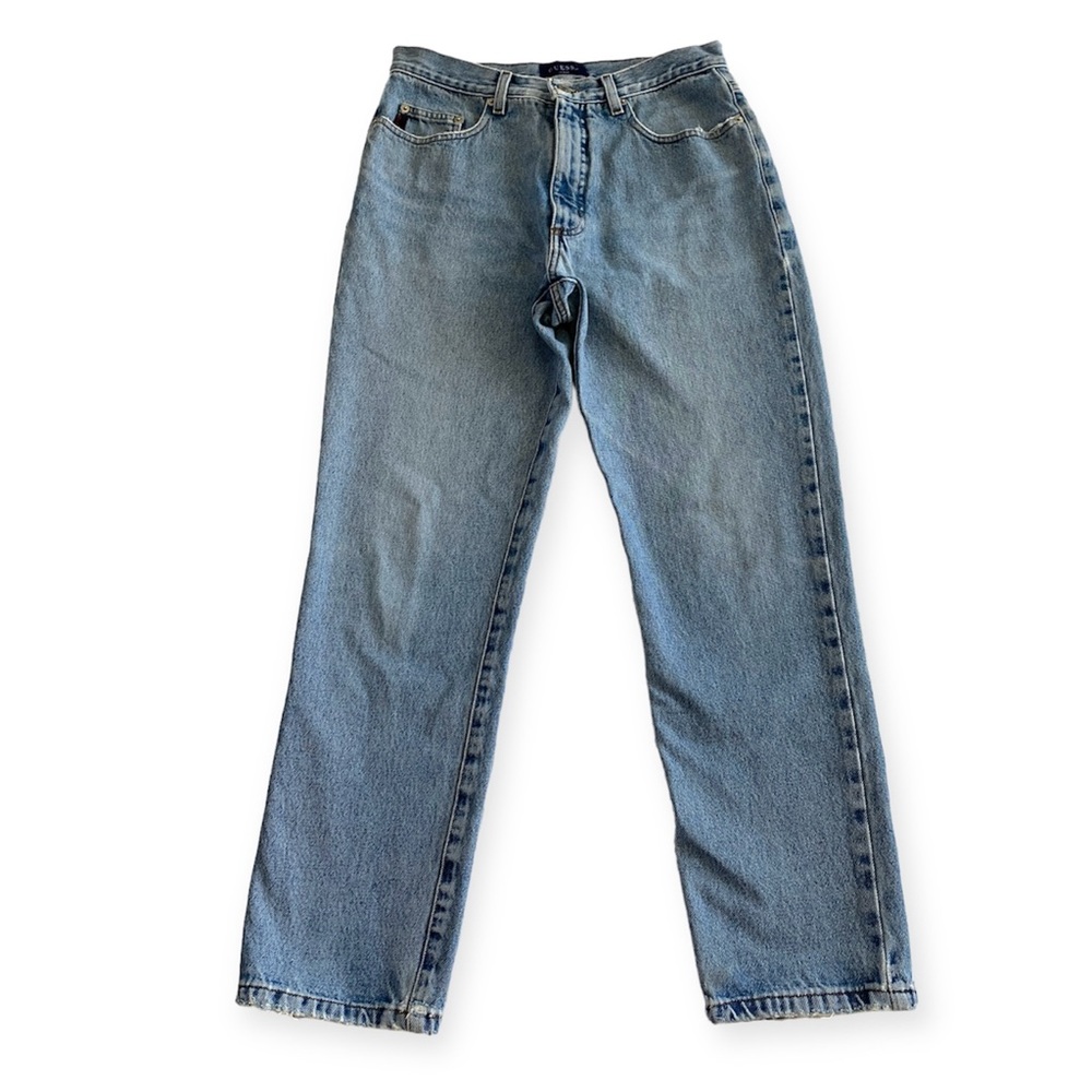 Guess Vintage Light Wash Mom Jeans Women's W31 L30